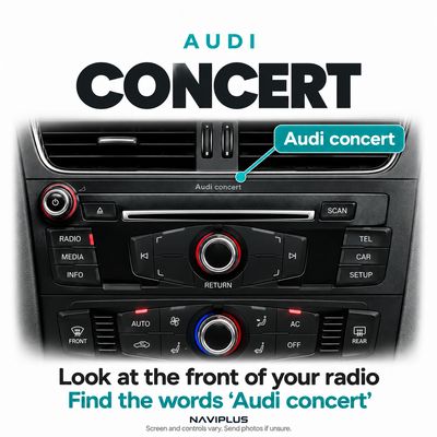 Audi with 3G Concert Audio System