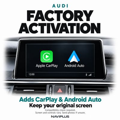 Genuine Audi MIB Apple CarPlay &amp; Android Auto Activation