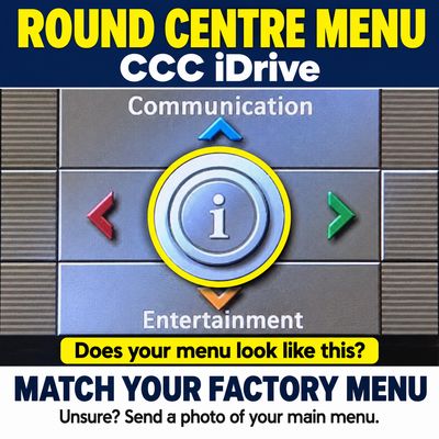 BMW with CCC iDrive