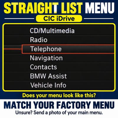 BMW with CIC iDrive