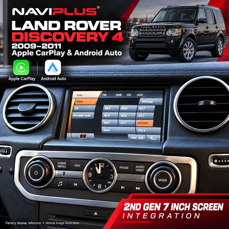 Land Rover Discovery 4 Apple CarPlay &amp; Android Auto Integration 2009–2011