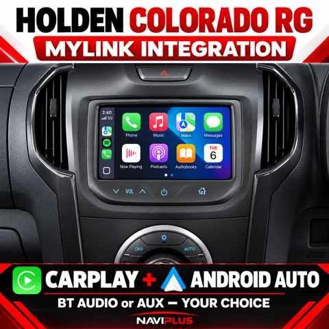 Holden Colorado RG MyLink Apple CarPlay &amp; Android Auto Integration
