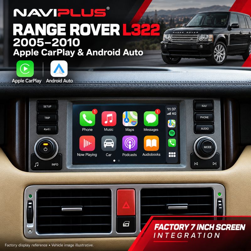 Range Rover L322 CarPlay &amp; Android Auto 2005–2010 | Naviplus