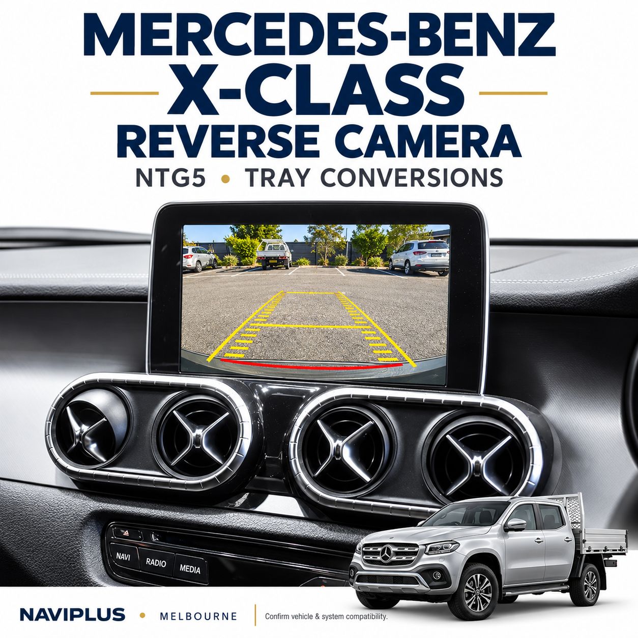 Mercedes-Benz X-Class Reverse Camera Integration