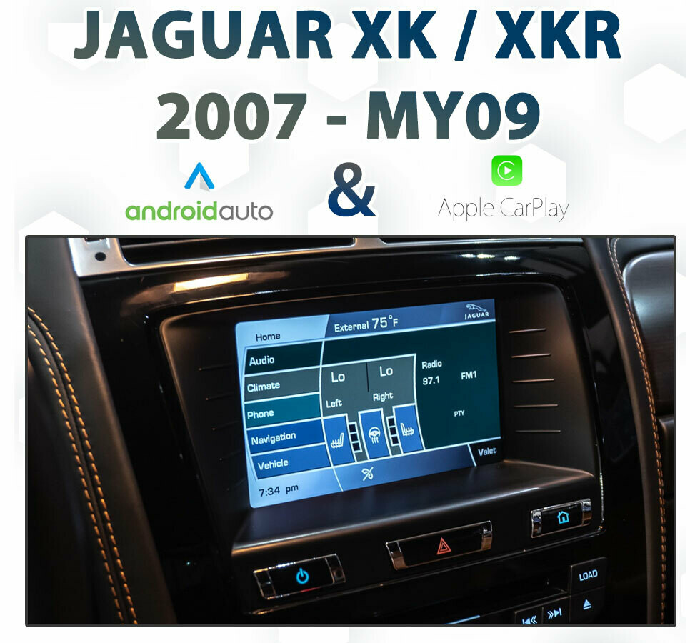 Jaguar XK/XKR (2006-MY09) X150  - Apple CarPlay &amp; Android Auto Integration