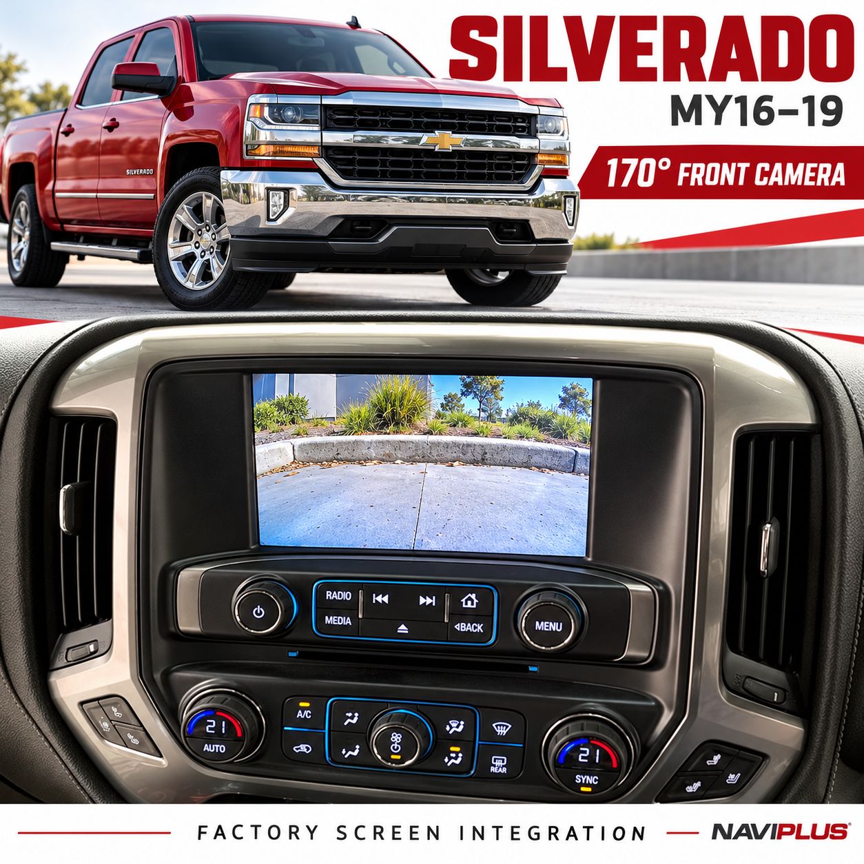 Chevrolet Silverado – 170° Front Camera Integration | MY16–19