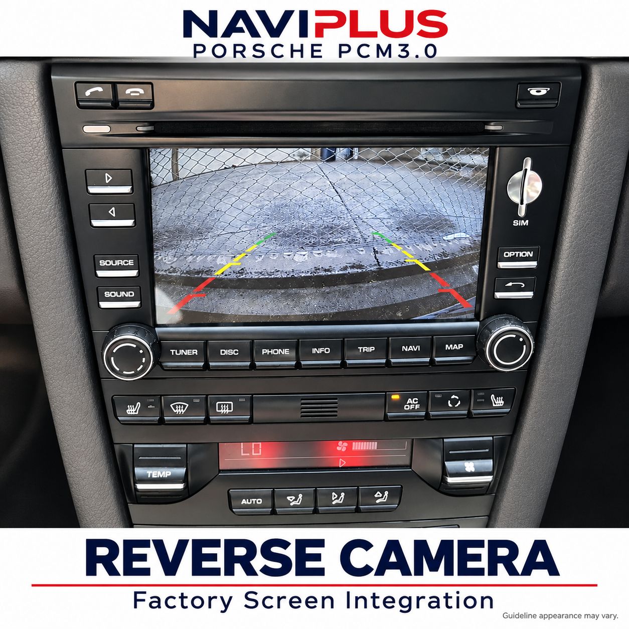 Porsche PCM3.0 Reverse Camera Integration
