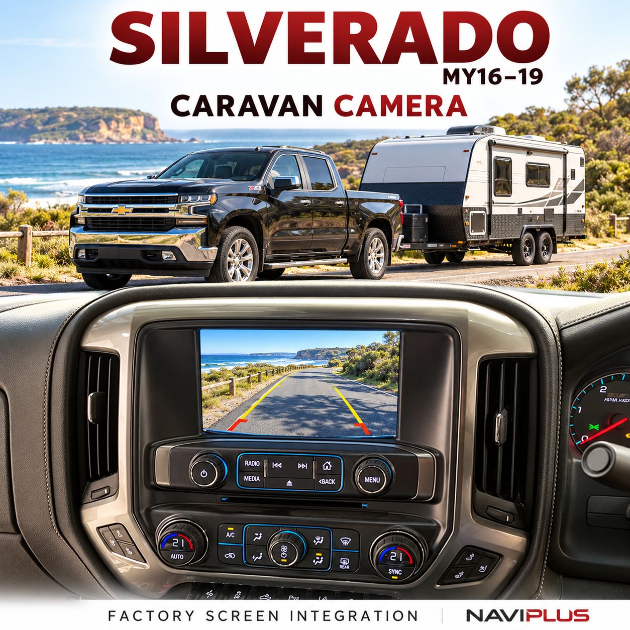 Chevrolet Silverado – Towing / Caravan Camera Integration | MY16–19