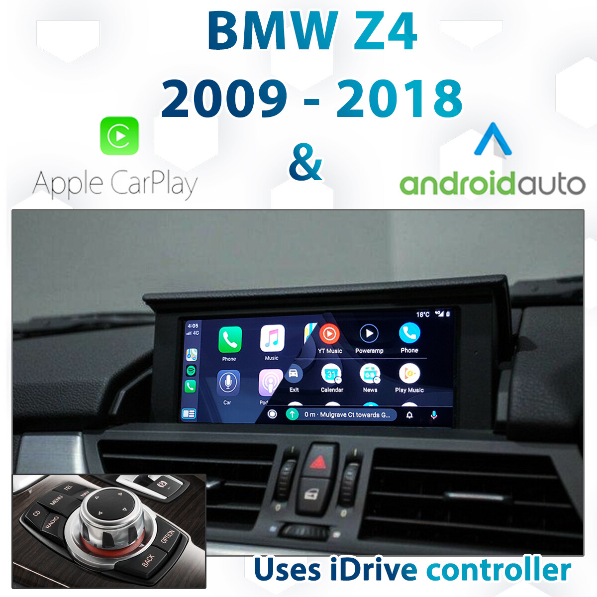 BMW Z4 CIC iDrive - Apple CarPlay &amp; Android Auto Integration