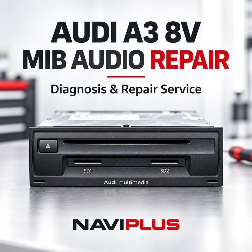 Audi A3 8V MIB Audio Headunit Diagnosis &amp; Repair Service 2012 Onwards