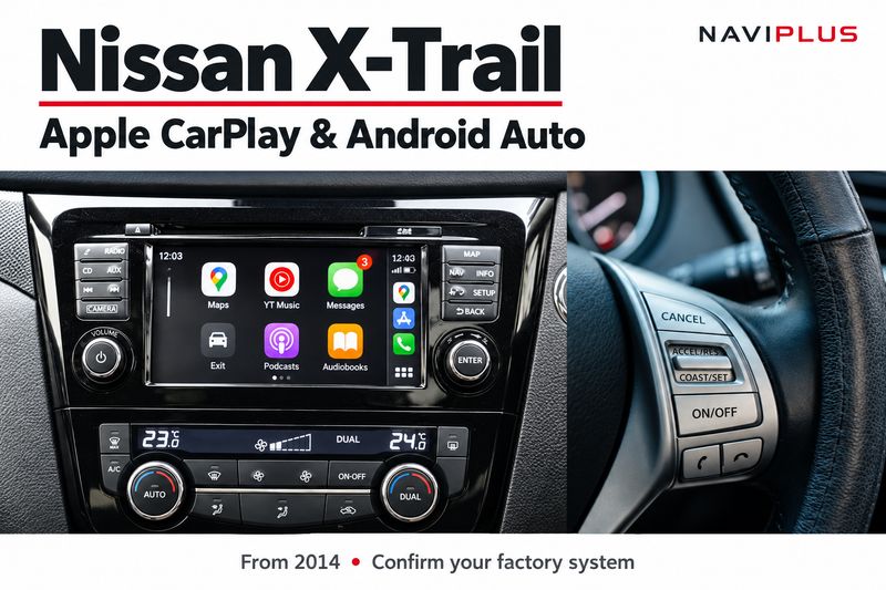 Nissan X-Trail Apple CarPlay &amp; Android Auto Integration | From 2014