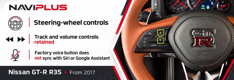 Nissan GT-R R35 Apple CarPlay &amp; Android Auto Integration | From 2017