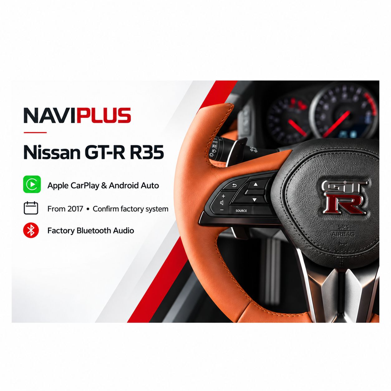 Nissan GT-R R35 Apple CarPlay &amp; Android Auto Integration | From 2017