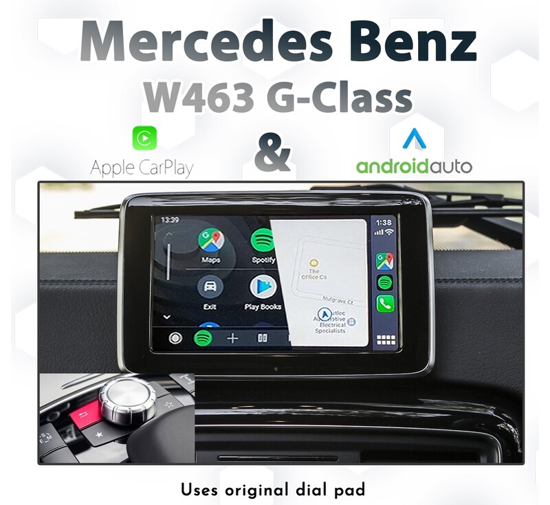 Mercedes-Benz W463 G-Class (2012-2016) – NTG4.5 Dial Control Apple CarPlay &amp; Android Auto Integration