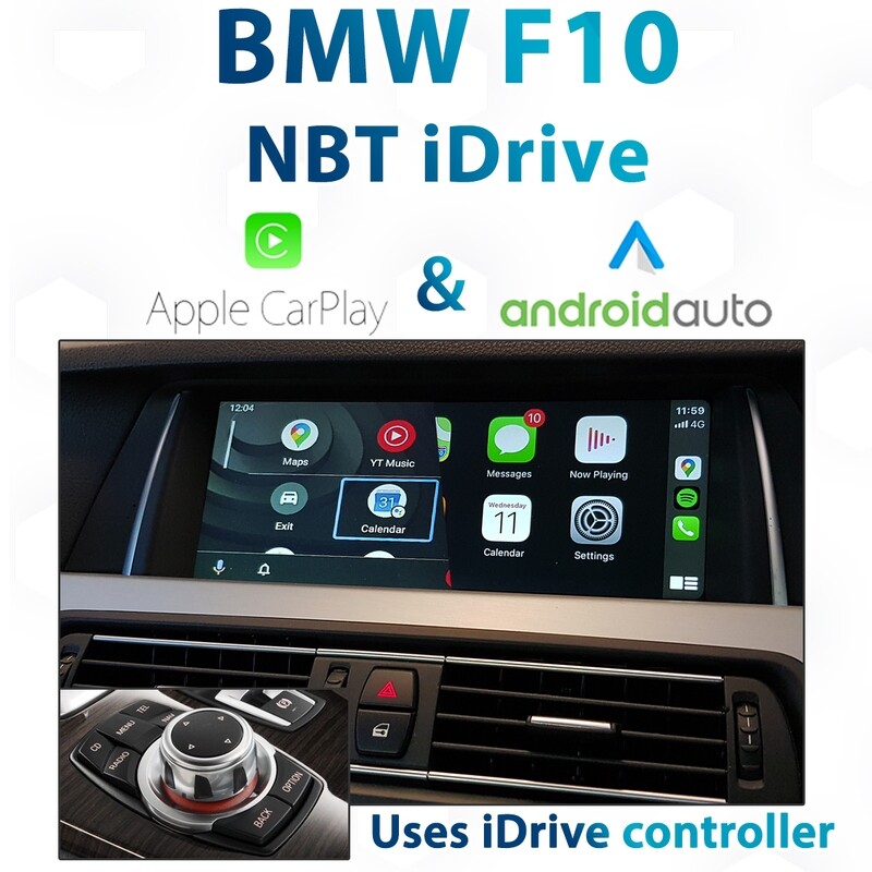 BMW F10 5 Series - NBT iDrive Apple CarPlay &amp; Android Auto