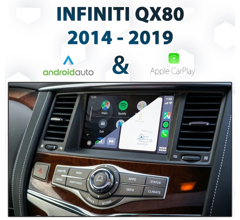 Infiniti QX80 2014 - 2019 Android Auto &amp; Apple CarPlay Integration
