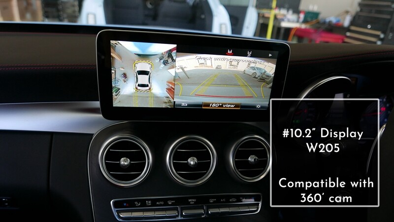 Apple CarPlay &amp; Android Auto Integration with 10.2" Android 14Touchscreen For Mercedes-Benz GLC C253 / X253