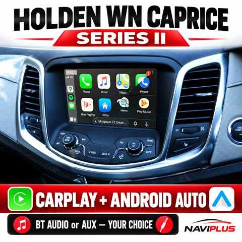 Holden WN Caprice Series II MyLink Apple CarPlay &amp; Android Auto Integration