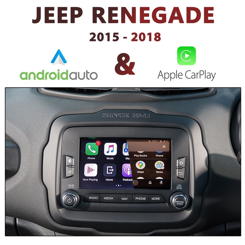 Jeep Renegade UConnect 6.5" Apple CarPlay &amp; Android Auto Integration