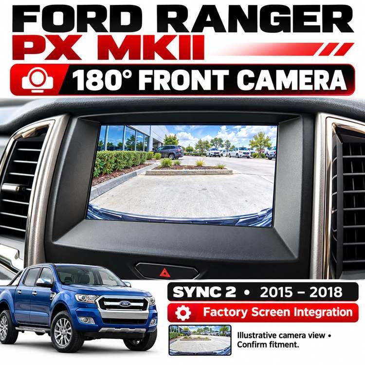 Ford Ranger PX MKII SYNC 2 Caravan / Towing Camera Integration