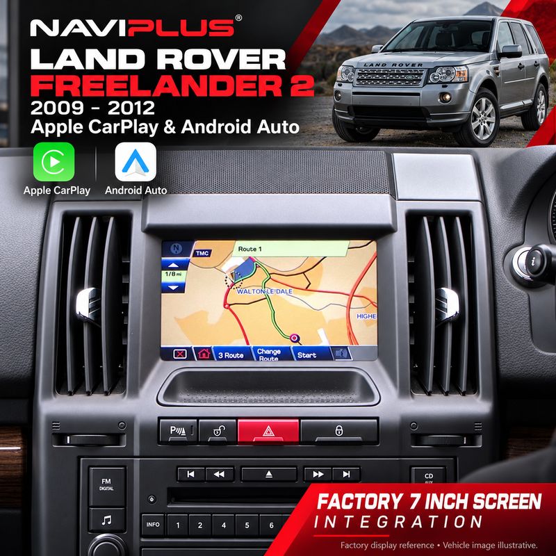 Land Rover Freelander 2 Apple CarPlay &amp; Android Auto Integration 2009–2012