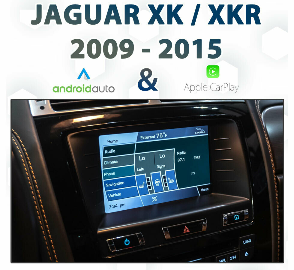 Jaguar XK/XKR (2009-2015) X150  - Apple CarPlay &amp; Android Auto Integration