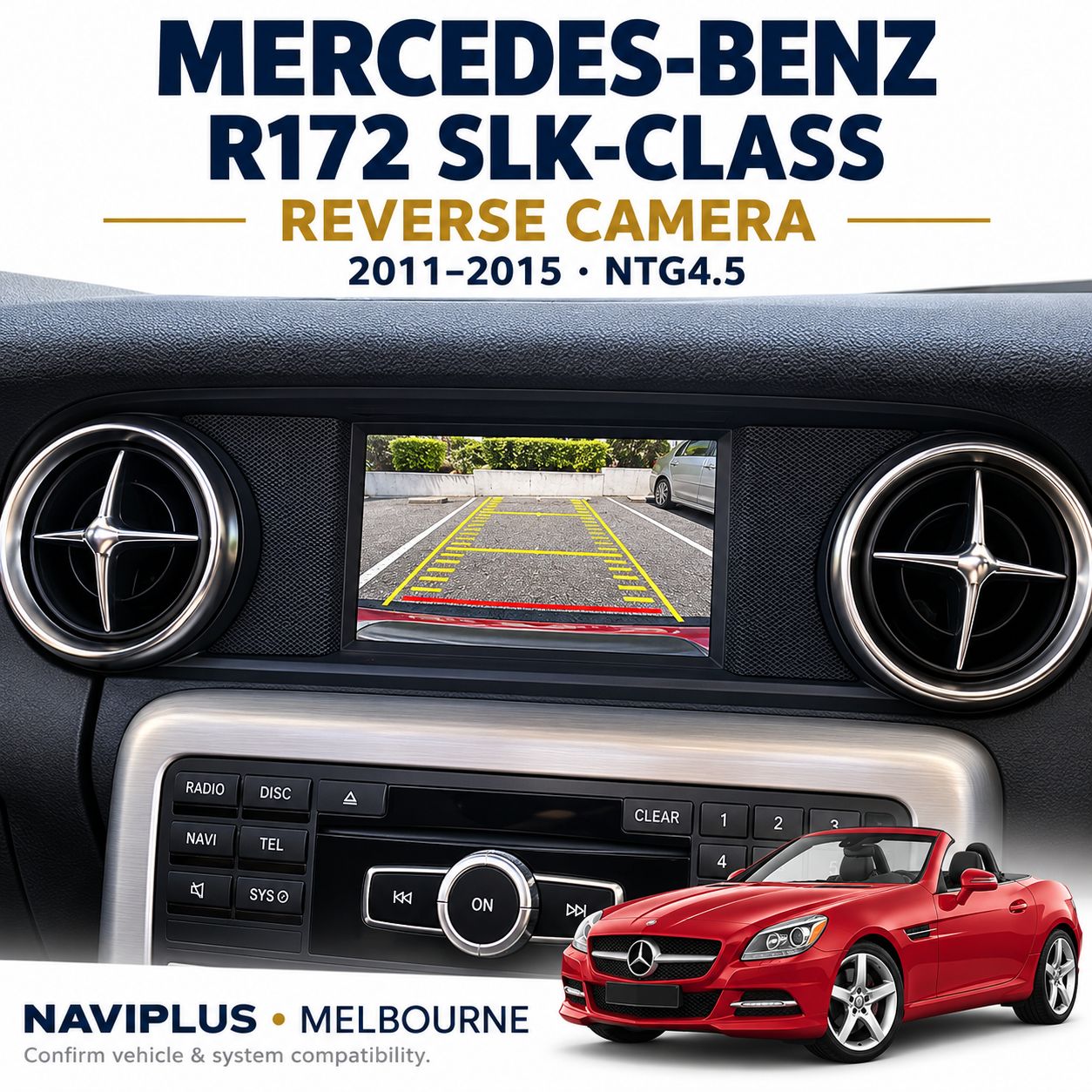 Mercedes-Benz R172 SLK-Class Reverse Camera Integration – 2011–2015