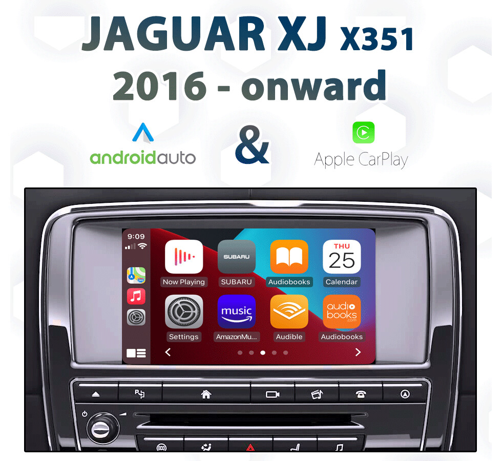 Jaguar XJ / XJR X351 InControl Touch Apple CarPlay &amp; Android Auto Integration pack