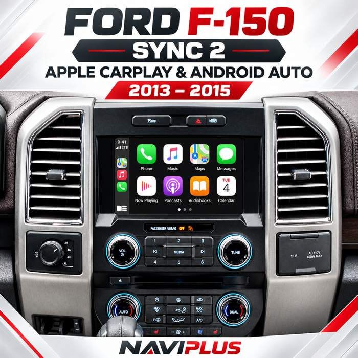 Ford F-150 SYNC 2 Wireless Apple CarPlay &amp; Android Auto Integration 2013–2015