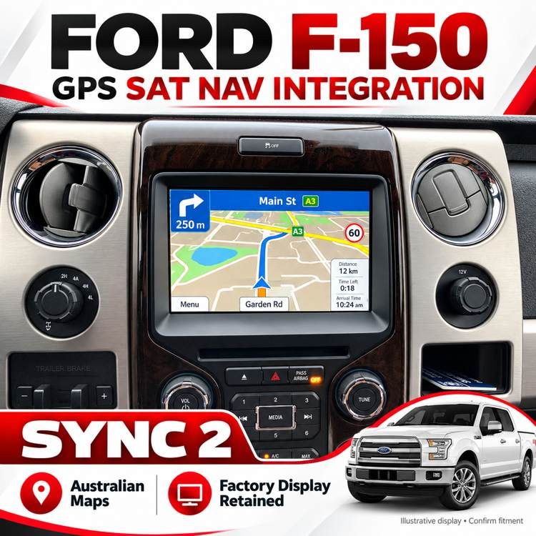 Ford F-150 SYNC 2 GPS Sat Nav Integration — Australian Maps