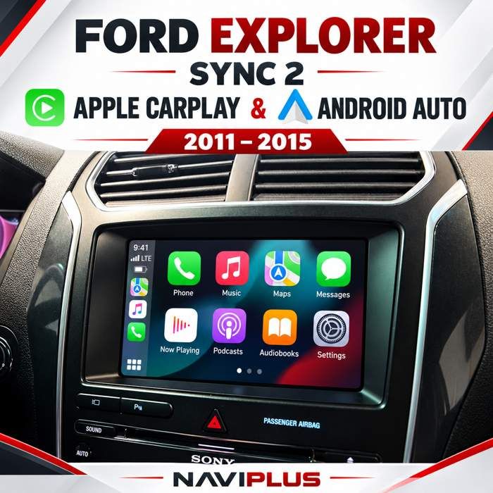 Ford Explorer SYNC 2 Wireless Apple CarPlay &amp; Android Auto Integration 2011–2015