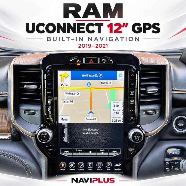 RAM UConnect 12 GPS Navigation Integration 2019–2021