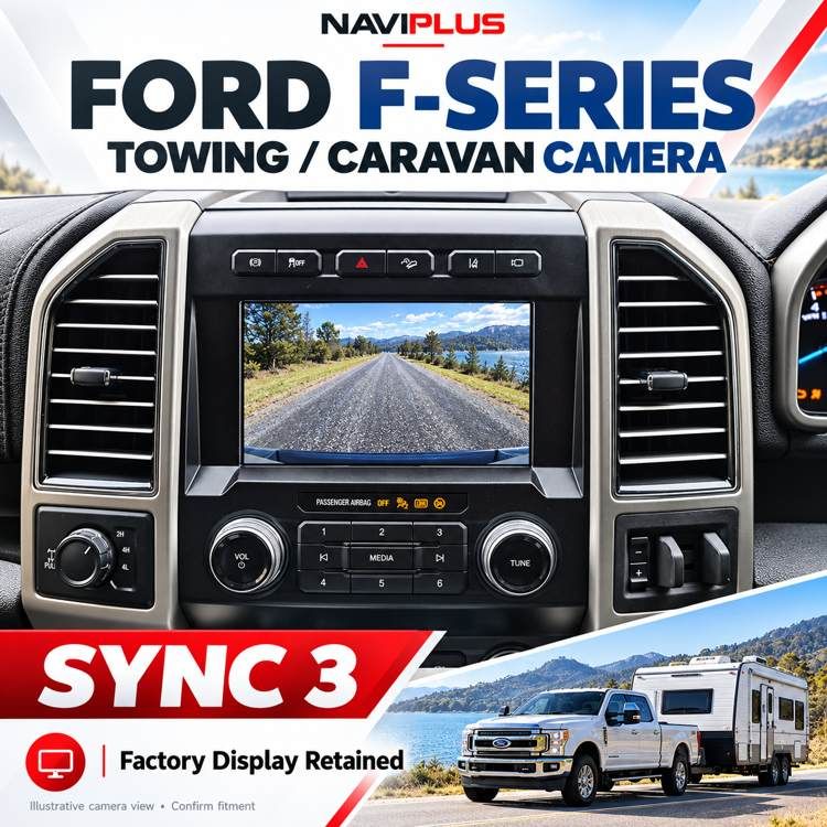 Ford F-Series SYNC 3 Caravan / Towing Camera Integration