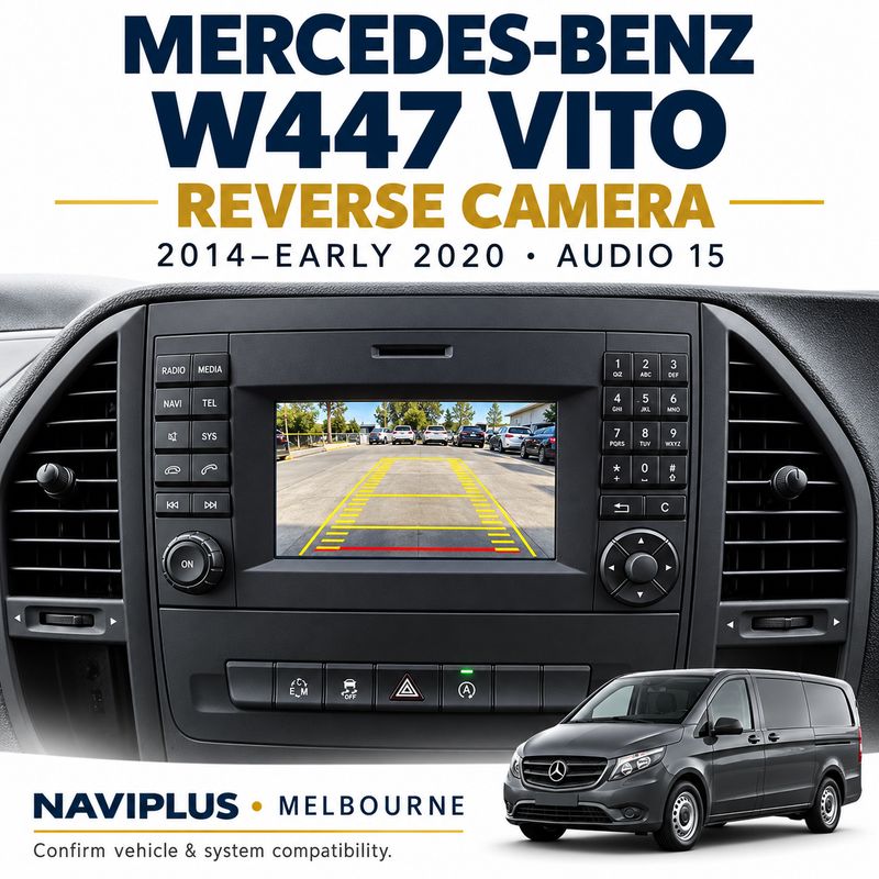 Mercedes-Benz W447 Vito Reverse Camera Integration – 2014–early 2020