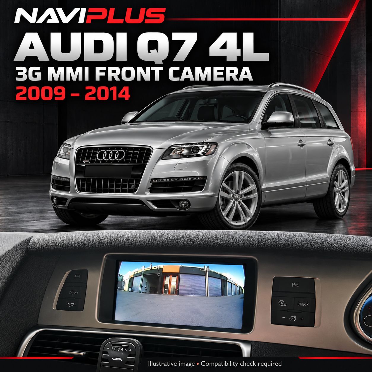 Audi Q7 4L Front Camera Integration – 3G MMI High / Plus | 2009–2014