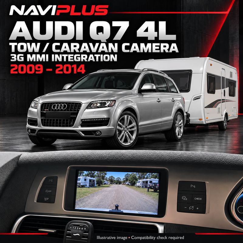 Audi Q7 4L Tow / Caravan Camera Integration Kit – 3G MMI High / Plus | 2009–2014