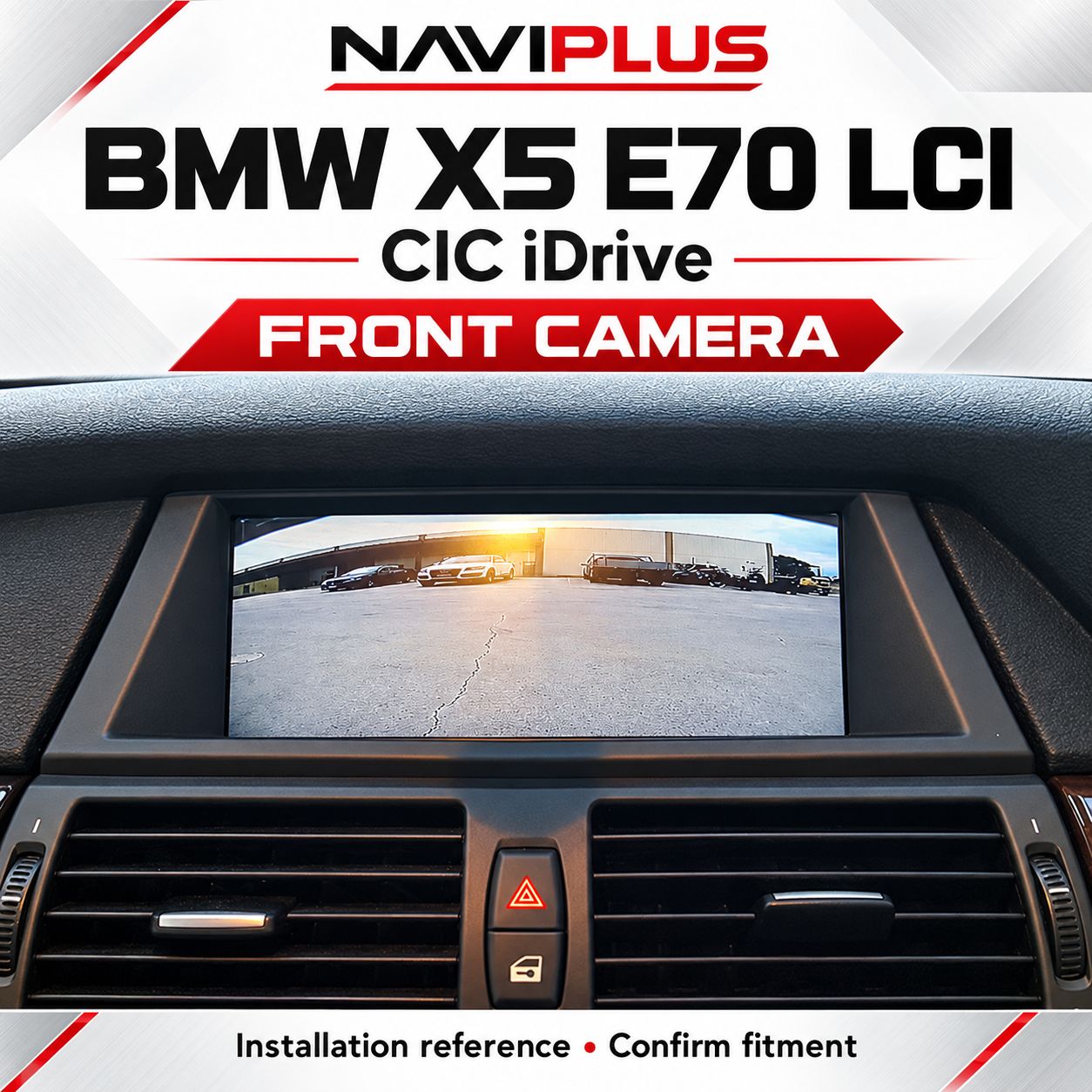 BMW X5 E70 LCI CIC iDrive Front Camera Integration | 2011–2014