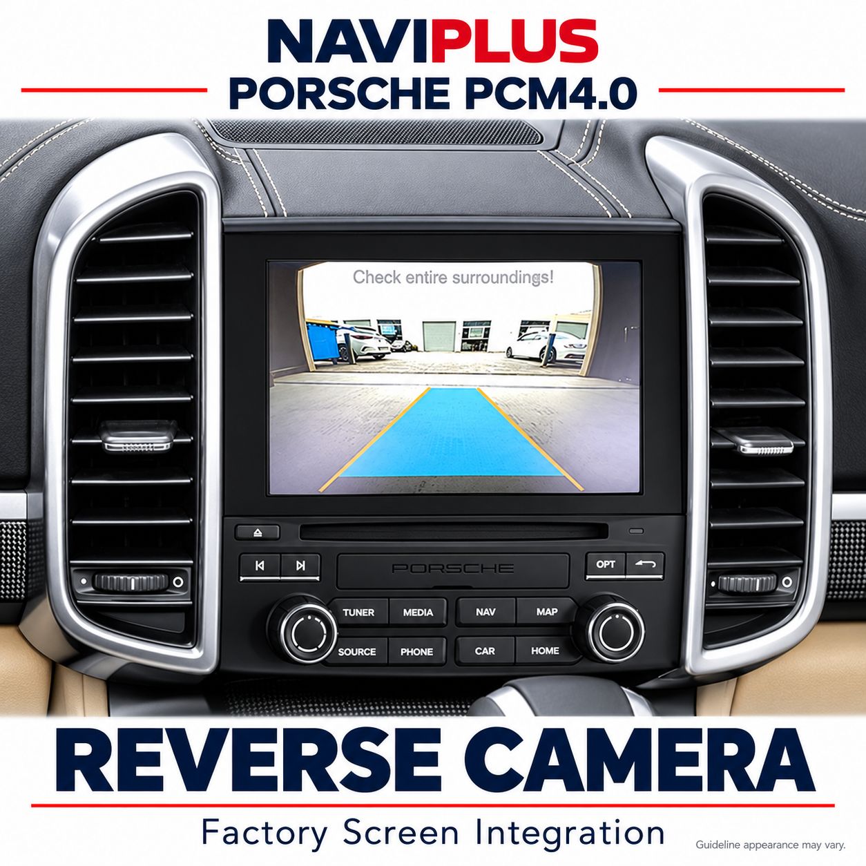 Porsche PCM4.0 Reverse Camera Integration