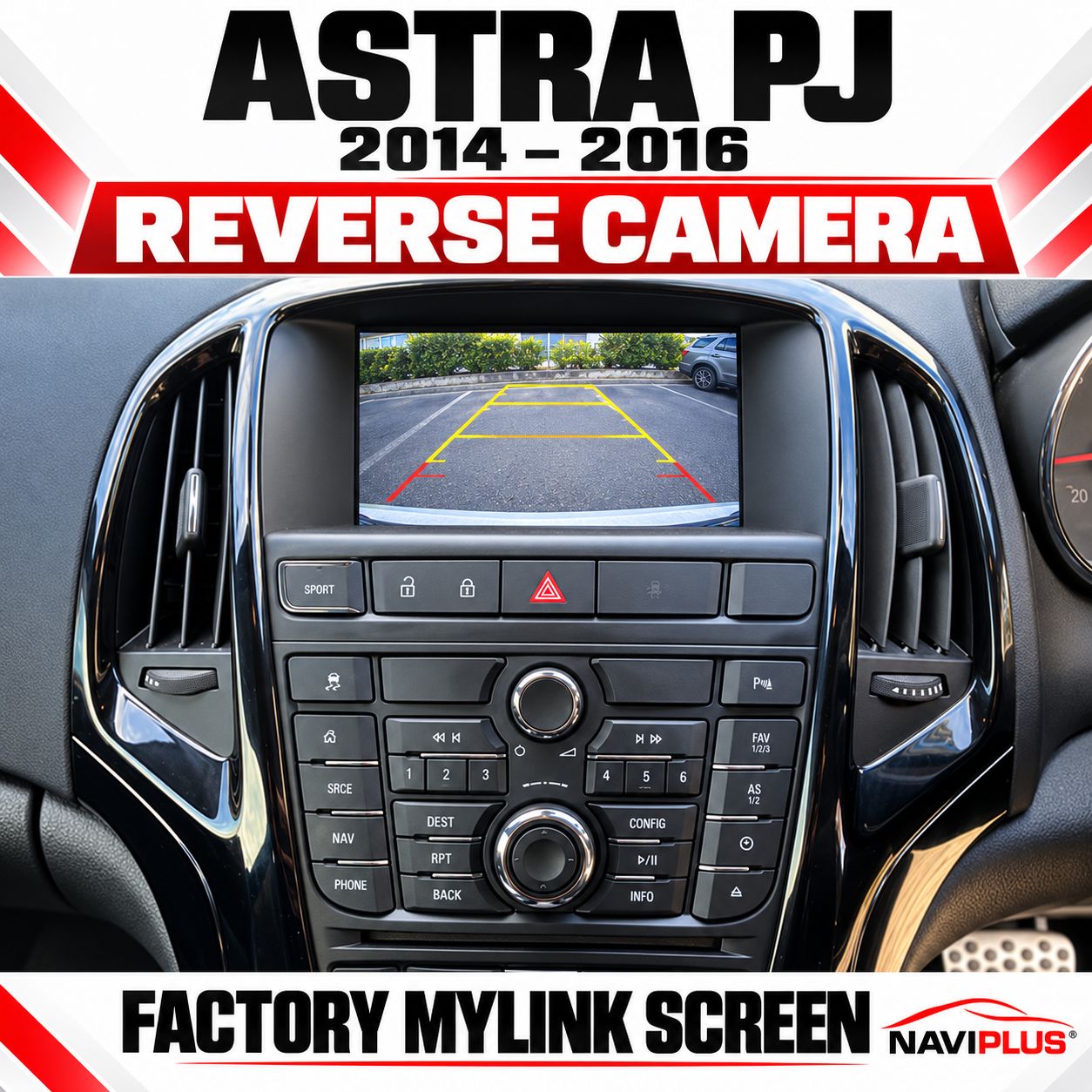 Holden / Chevrolet Astra PJ – Reverse Camera Integration | 2014–2016