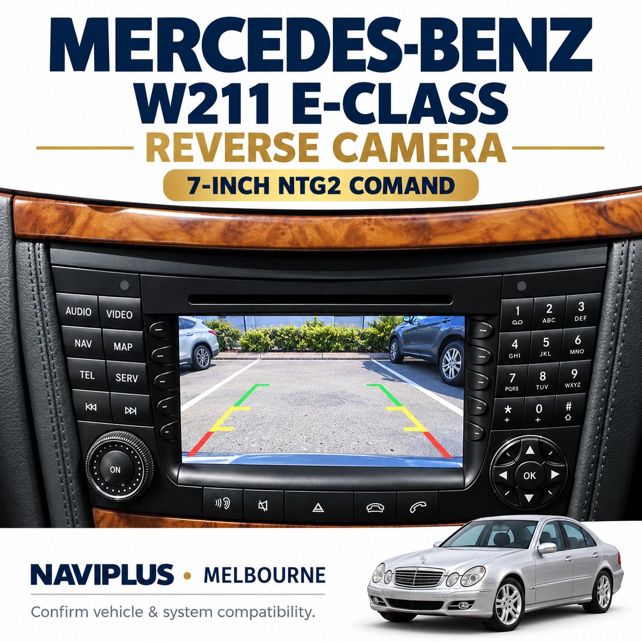 Mercedes-Benz W211 E-Class Reverse Camera Integration