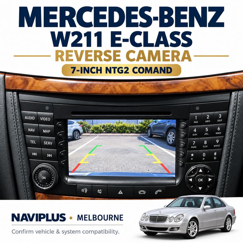 Mercedes-Benz W211 E-Class Reverse Camera Integration