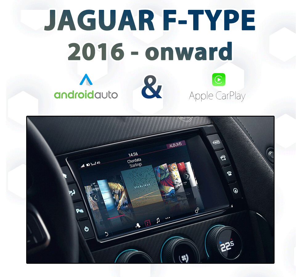 Jaguar F-Type InControl Apple CarPlay &amp; Android Auto Integration pack