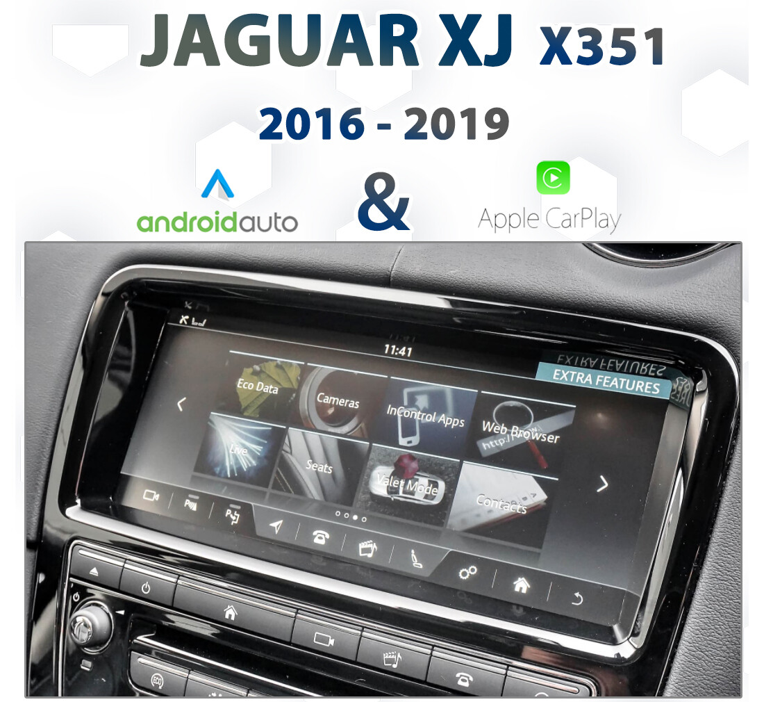 Jaguar XJ / XJR X351 InControl Touch Pro Apple CarPlay &amp; Android Auto Integration pack