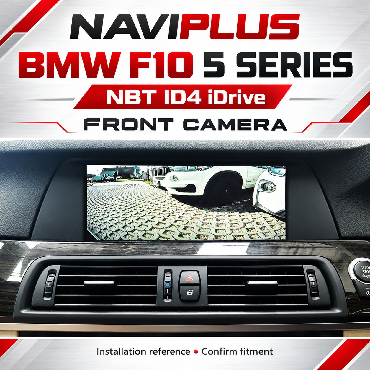 BMW 5 Series F10 NBT ID4 iDrive Reverse Camera Integration 2012–2016
