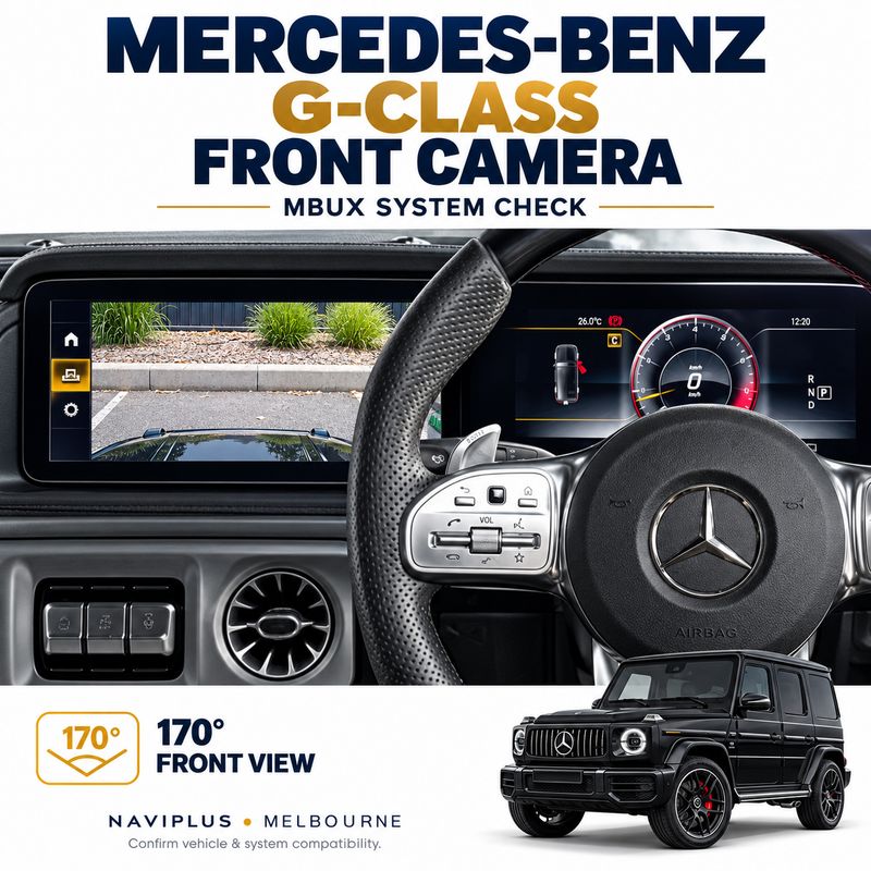 Mercedes-Benz G-Class Front View Camera Integration