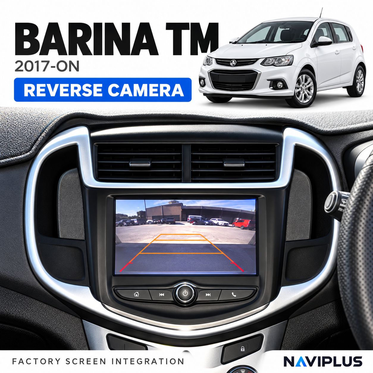Holden Barina TM – Reverse Camera Integration | 2017-on generation