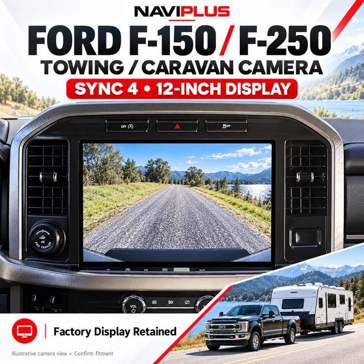 Ford F-150 / F-250 SYNC 4 12-Inch Caravan / Towing Camera Integration | 2021 onwards