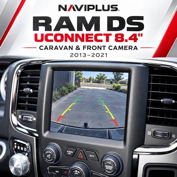 RAM 1500 DS UConnect 8.4 Caravan &amp; Front Camera Integration Interface 2013–2021