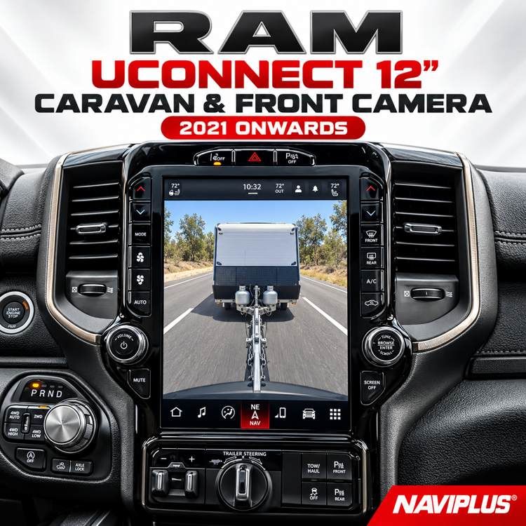 RAM UConnect 12 Caravan &amp; Front Camera Integration Interface 2021 Onwards