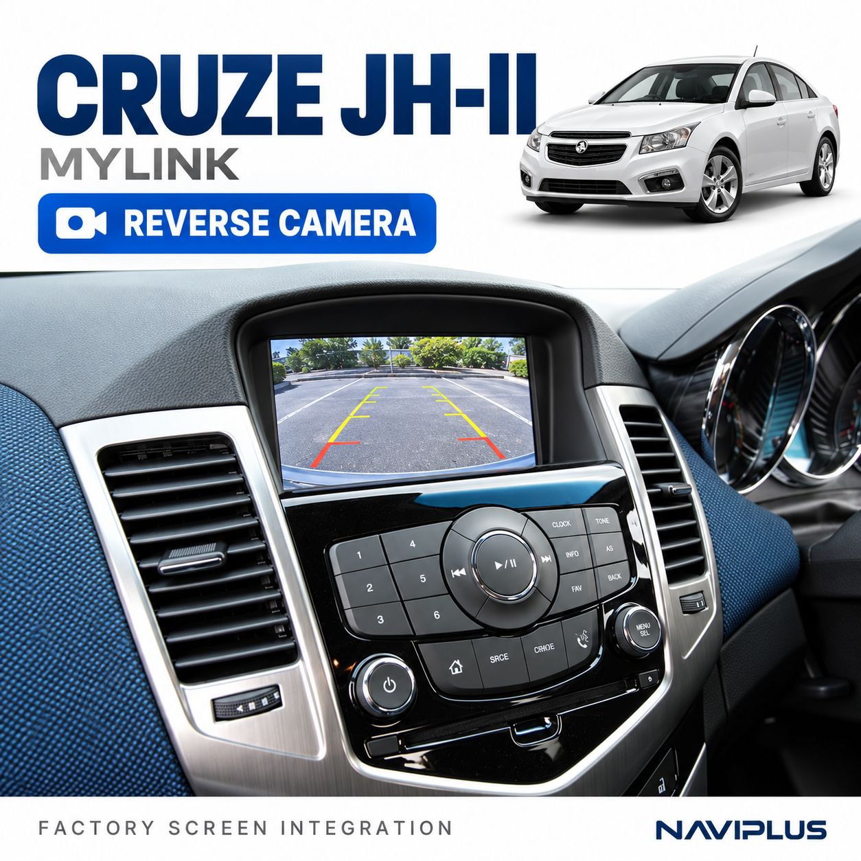 Holden / Chevrolet Cruze JH-II – Reverse Camera Integration | MyLink-equipped models